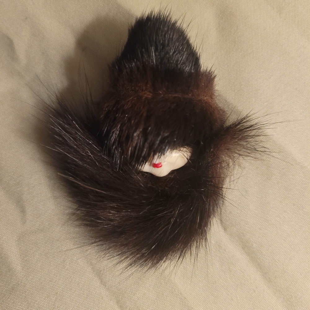 Vintage Mink Brooch